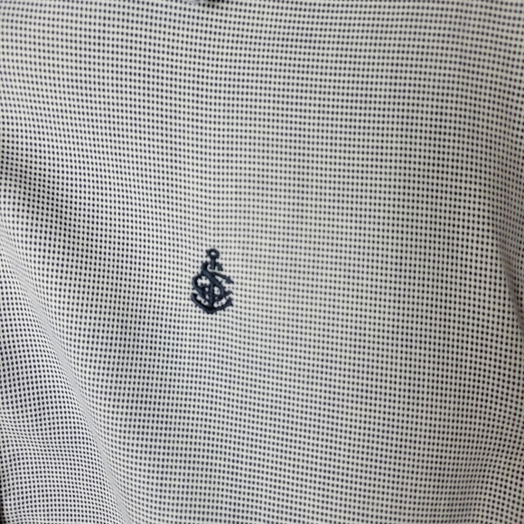 Scotch & Soda Blue Dot Button-Down Patch Elbow Shirt - Picture 5 of 12